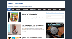 Desktop Screenshot of deepakkeswani.com